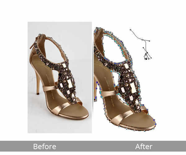Sandal Image Clipping Path Services