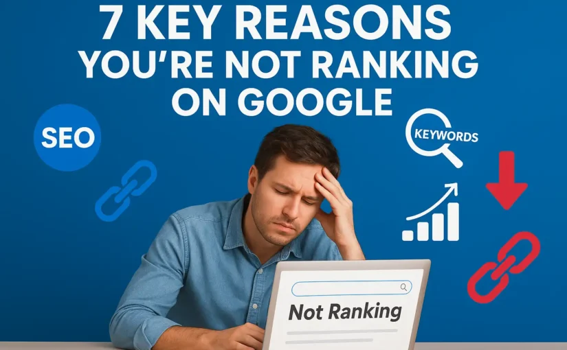 7 Key Reasons You’re Not Ranking on Google and How to Fix Them