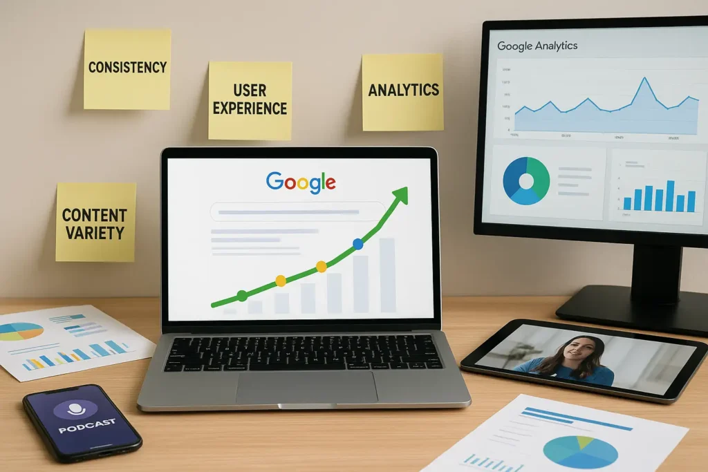 Tips for Climbing Google Rankings