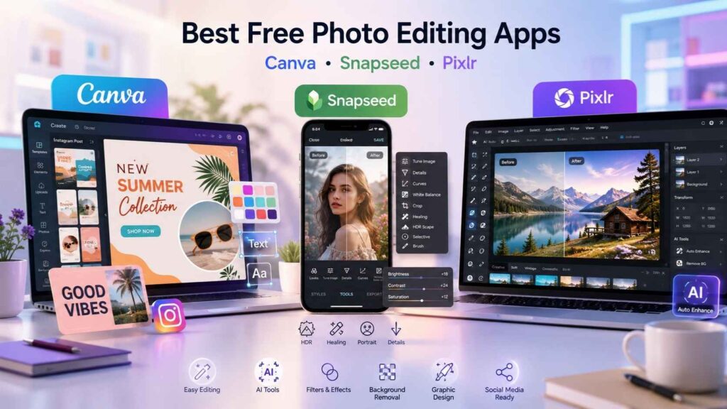 Free Photo Editing Apps