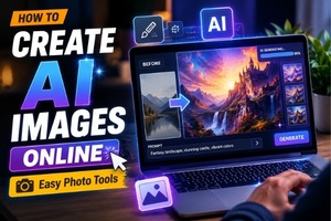 How to Create AI Images Online With Easy Photo Tools