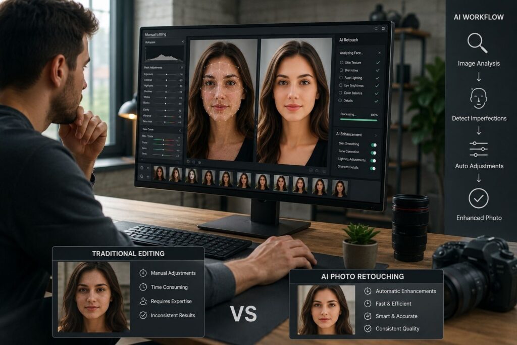 retouching up