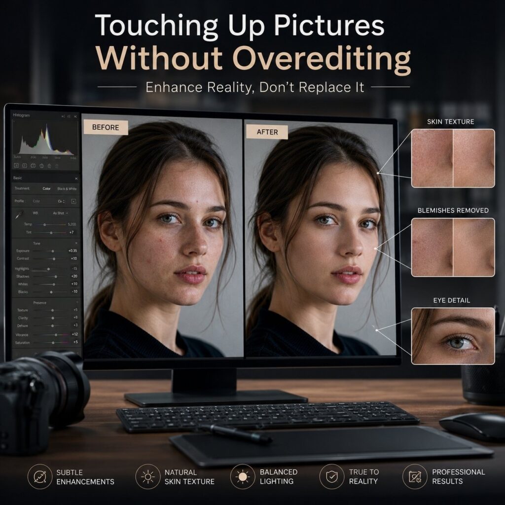 retouching up