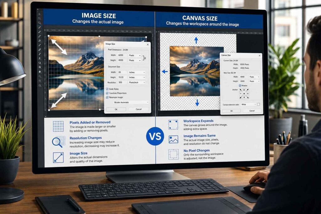 Image Size and Canvas Size